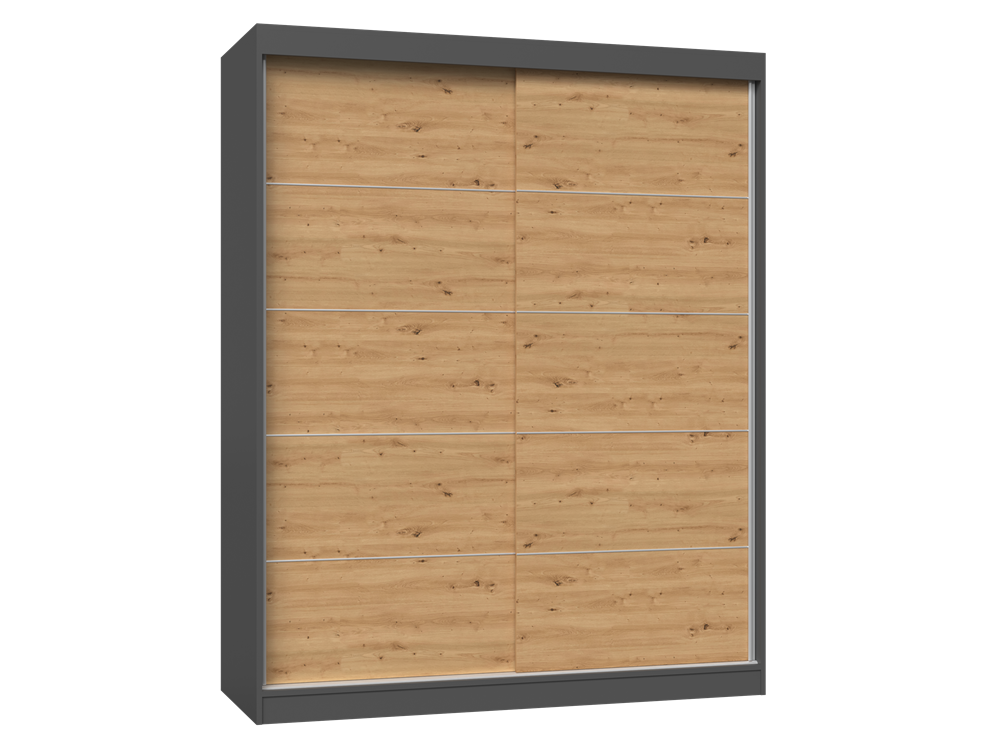 Schrank Iga 160/C ANTHRAZIT ARTISAN